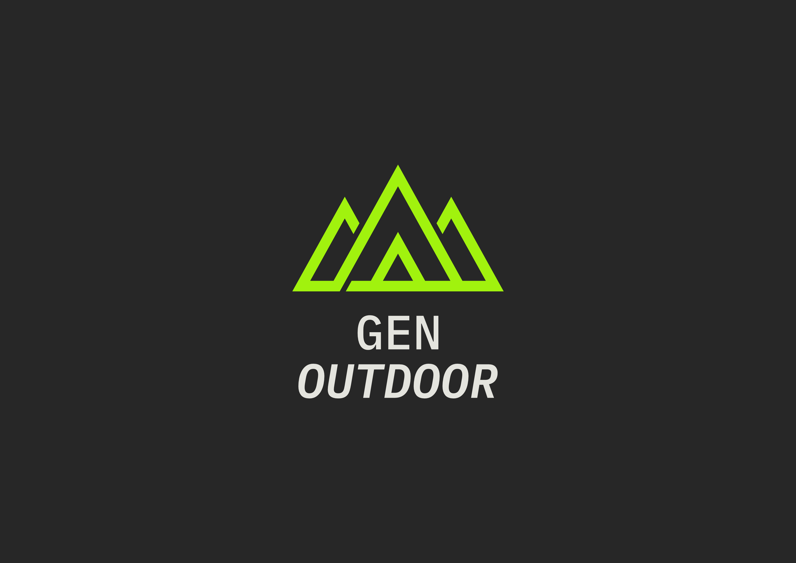 Gen Outdoor — Cover 1